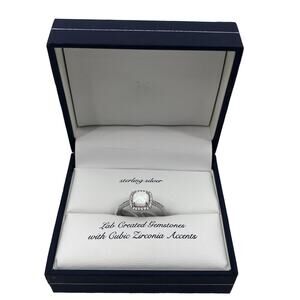 Olivia and Jackson Ring Size 8 Lab Created Gemstones Cubic Zirconia Accents